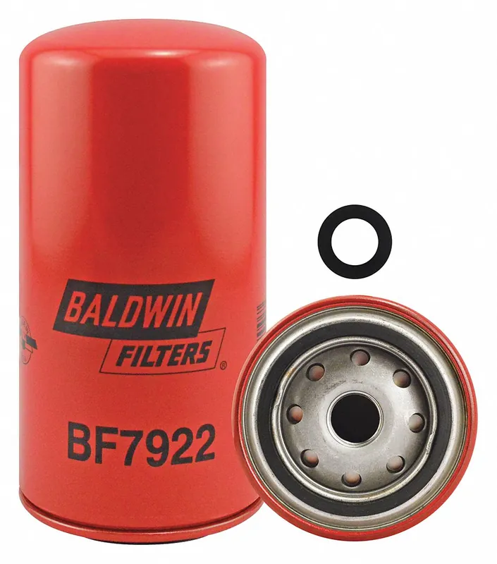 Baldwin Filters BF7922 Fuel Filter, Spin-On, 5 Micron, 7-7/32 in L, M20-1.50 Thread