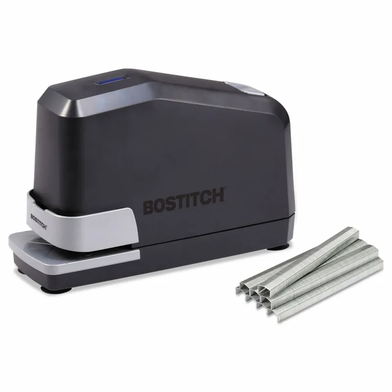 Stanley BOSB8EVALUE Electric Stapler, 45 Sheet, 1/2 in Throat, Black, w/ 5,000 B8 PowerCrown Staples