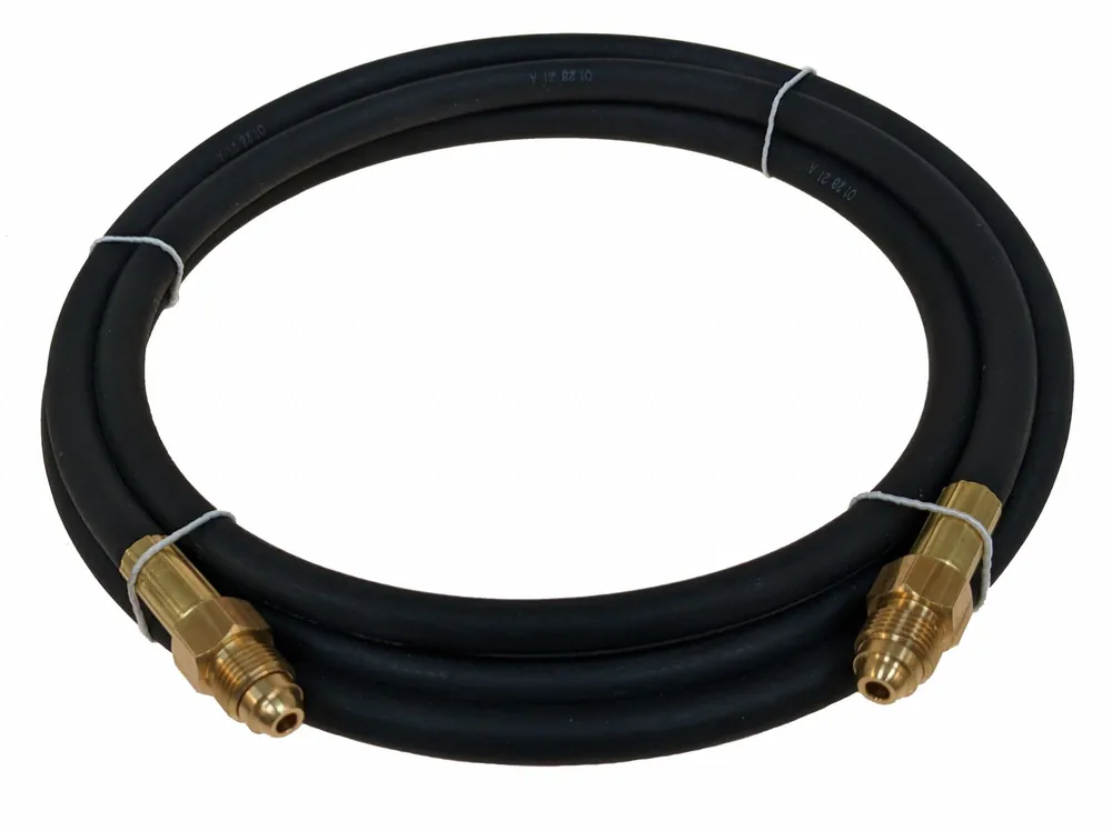 Continental HZB02520-100-032 Inert Gas Hose Assembly, 1/4 in ID x 100 ft, EPDM, Brass Fittings