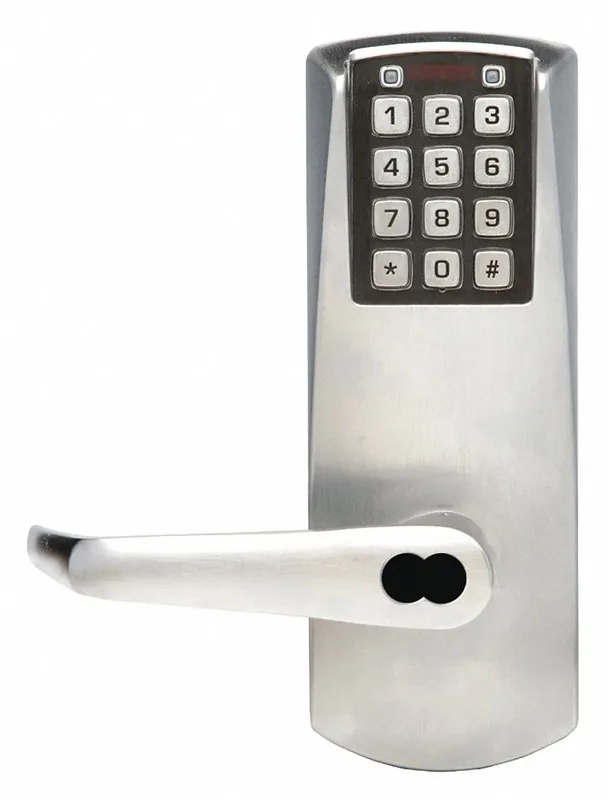 Kaba E201UBLL-626-41 E-Plex Electronic Keyless Lock, Keypad, Exit Trim, Satin Chrome, ADA