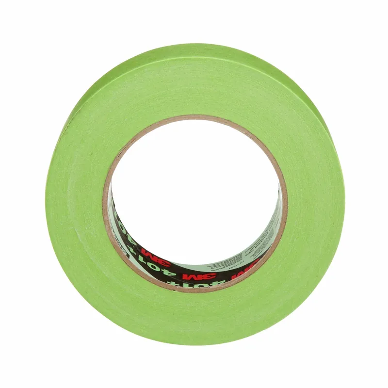 3M 401+ Painter‘s Tape, Green, 1-3/8 in x 60 yd, Crepe Paper, High Performance