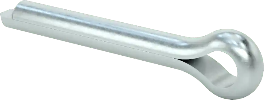 McMaster 98338A370 Zinc-Plated Carbon Steel Cotter Pin, 1/2" Dia × 3" Long, Pack of 5
