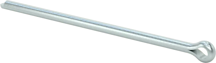 McMaster 98338A524 Zinc-Plated Carbon Steel Cotter Pin, 3/16" Dia × 4" Long, Pack of 50