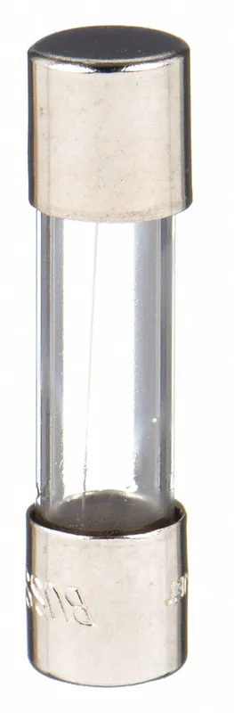Bussmann GMC-3-R Glass Fuse, GMC Series, Time-Delay, 3 A, 250V AC, 5mm x 20mm, PK 5