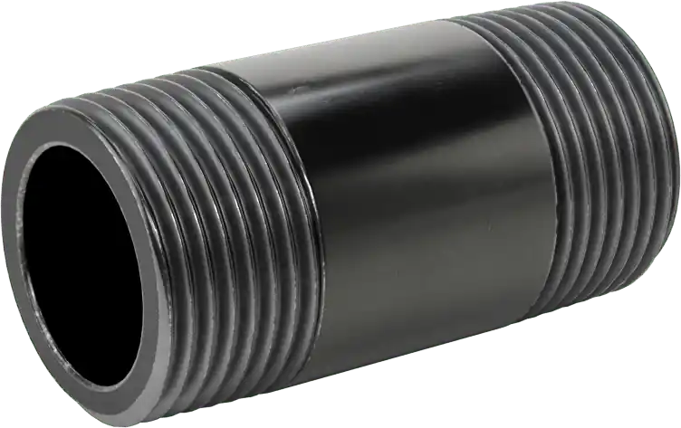 McMaster 4550K193 Thick-Wall Welded Steel Pipe Nipple, Threaded Both Ends, 3/4 NPT, 2" Long, Sch 80, Class 300