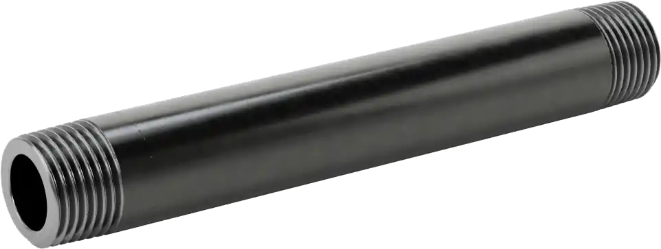 McMaster 4550K514 Thick-Wall Welded Steel Pipe Nipple, Threaded Both Ends, 1/2 NPT, 5-1/2" Long, Sch 80, Class 300