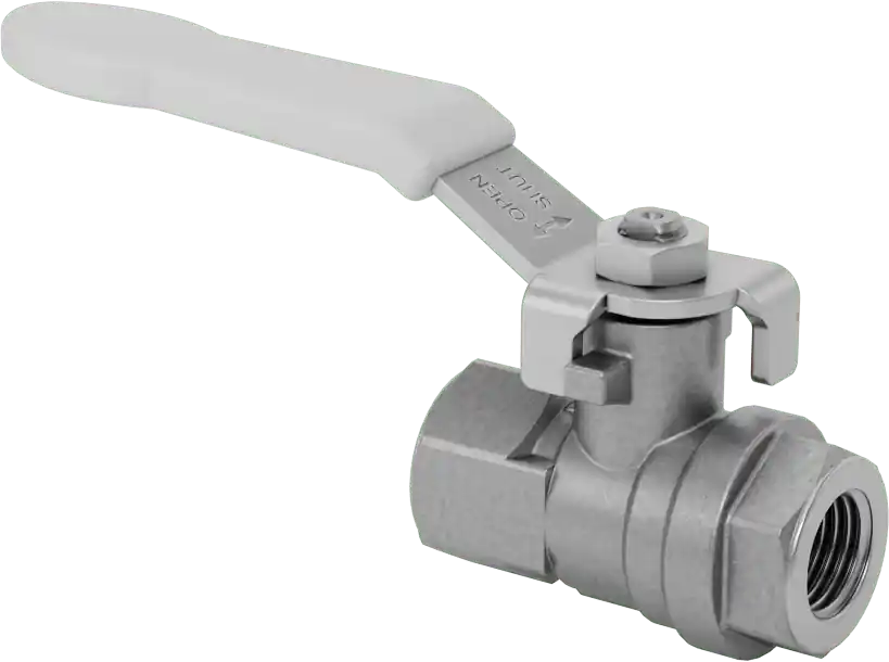 McMaster 47865K21 Brass Body On/Off Valve with Lever Handle, 1/4 NPT Female, 4.5 Cv, 600 psi, FM Approved