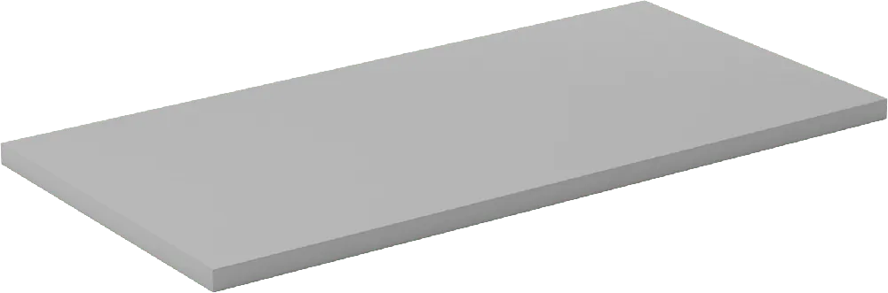 McMaster 5169T401 Laminate Workbench Top, Straight Edge, 60" × 30", Black, 1,250 lb Capacity