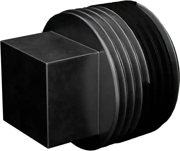 McMaster 5245N25 Low-Pressure Steel Pipe Fitting with Sealant, Plug, External Square Drive, 3/4 NPT Male, Class 150