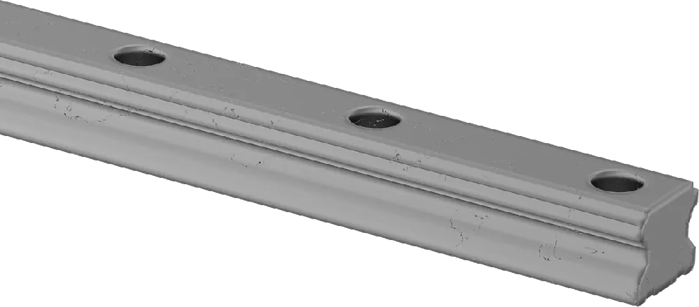 McMaster 6709K83 45 mm Wide Guide Rail for Ball Bearing Carriage, 1,200 mm Long