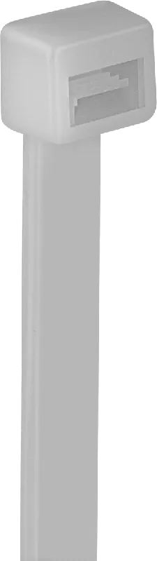 McMaster 7130K45 Nylon Plastic Cable Tie, Wide, 12" Long, 3" Max Bundle Diameter, Off-White, Pack of 50
