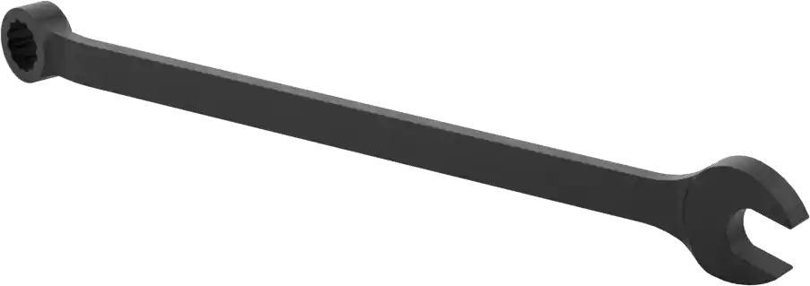 McMaster 71405A32 12-Point Combination Wrench, 7 mm, 5-3/16" Overall, Black-Oxide Steel