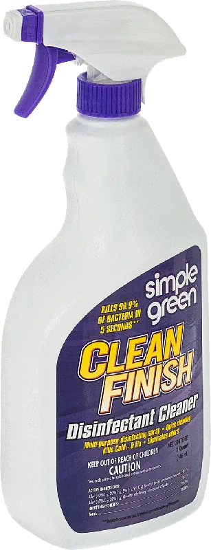 McMaster 7406T594 Simple Green Disinfectant, 32 fl oz Spray Bottle, Quaternary Ammonium, Mint