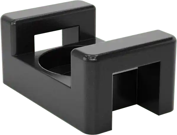 McMaster 7566K74 Cable Tie Mount, Screw-In, Two-Way, for 0.20" × 0.07" Cable Tie, Black, Pack of 100