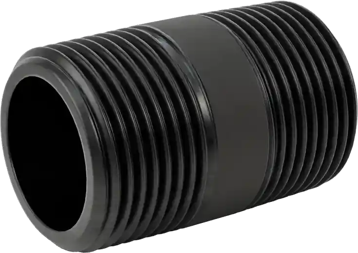 McMaster 7727K253 Thick-Wall Seamless Steel Pipe Nipple, 1 NPT, 2" Long, Sch 80, Threaded Both Ends, Class 300, US