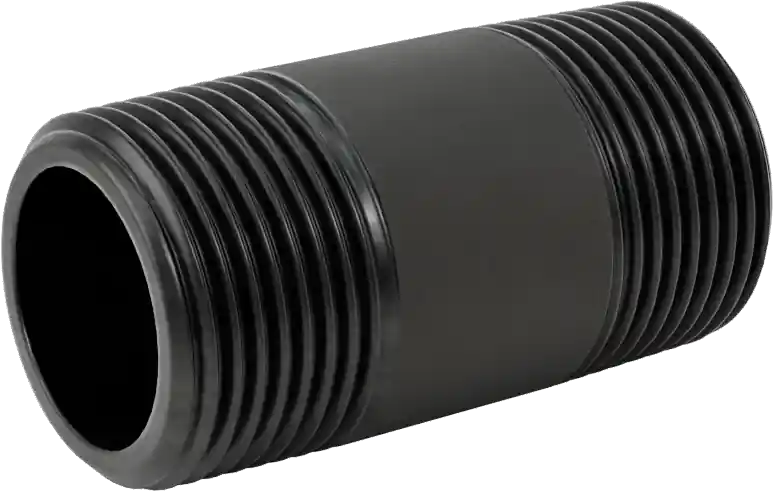 McMaster 7727K254 Thick-Wall Seamless Steel Pipe Nipple, 1 NPT, 2-1/2" Long, Sch 80, Threaded Both Ends, Class 300, US