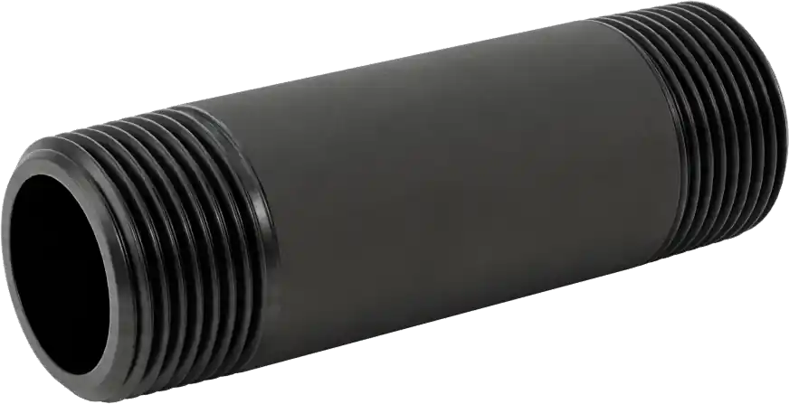 McMaster 7727K257 Thick-Wall Seamless Steel Pipe Nipple, 1 NPT, 4" Long, Sch 80, Threaded Both Ends, Class 300, US