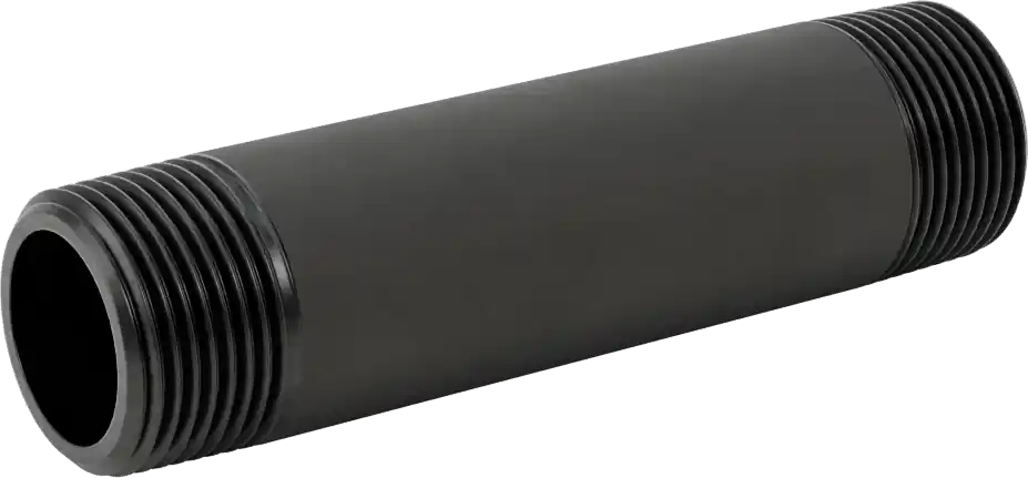 McMaster 7727K259 Thick-Wall Seamless Steel Pipe Nipple, 1 NPT, 5" Long, Sch 80, Threaded Both Ends, Class 300, US