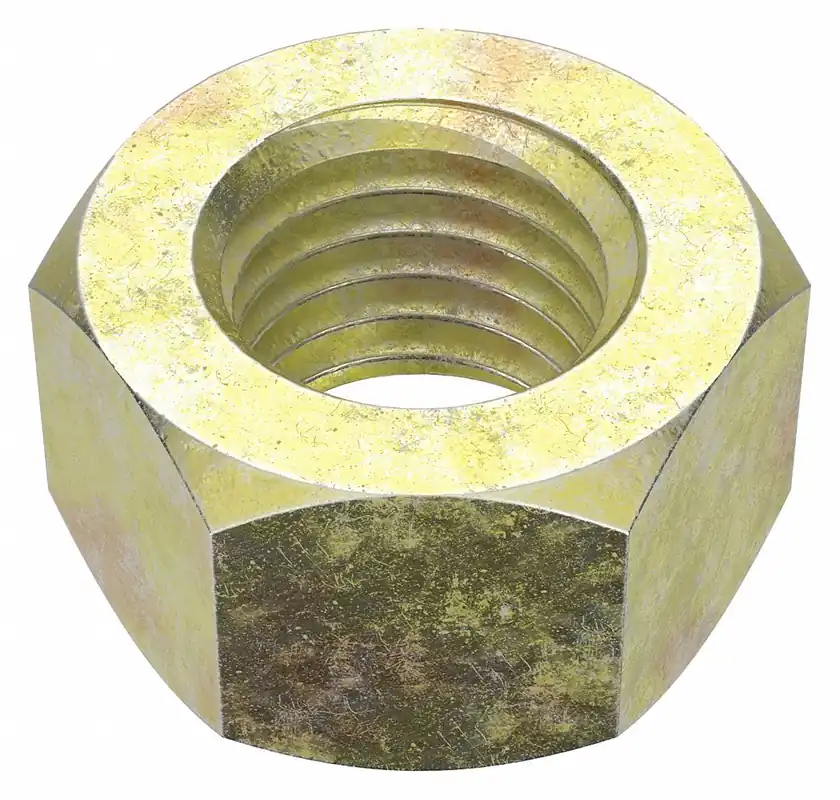 Approved Vendor U04122.075.0001 Hex Nut, 3/4"-10, Steel Grade 8, Zinc Yellow, 20 PK