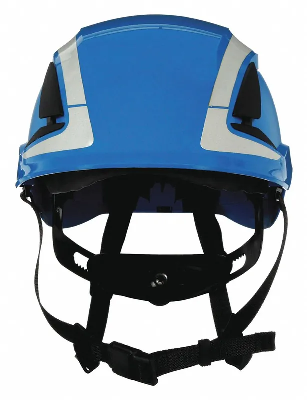 3M X5003X-ANSI Safety Helmet, Blue, Reflective, Non-Vented, 6-Point Ratchet, Type 1 Class E, SecureFit X5000