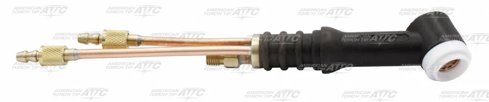 American Torch Tip 20 Rigid TIG Torch Body, Series 20, Water-Cooled, 250 A, 60-Deg Head
