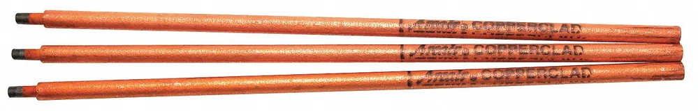 Arcair 24062003 Jetrods Air Carbon Arc Gouging Electrode, Jointed Copperclad, 3/8 in x 14 in, PK100