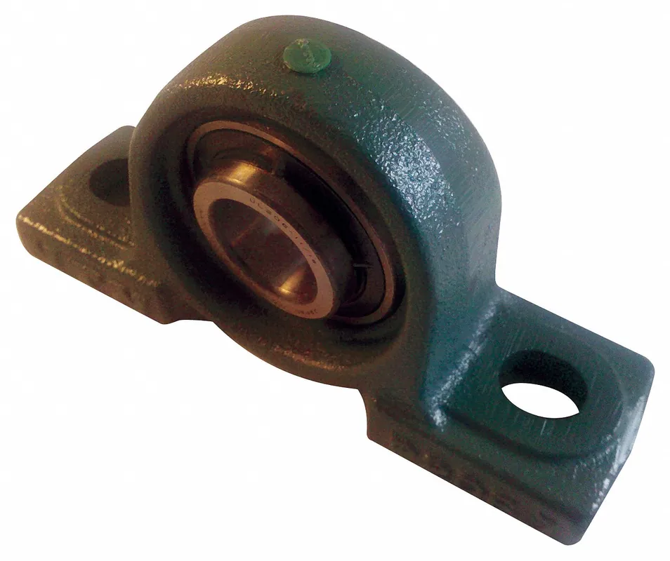 NTN UCPX12-207D1 Pillow Block Bearing, 2-7/16 in Bore, Cast Iron, Set Screw Locking, Ball Insert