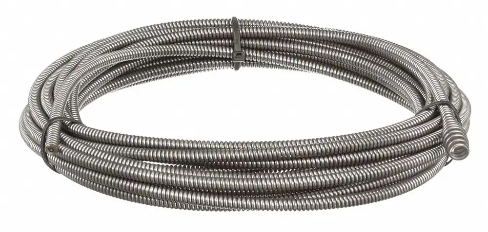 Ridgid 56792 Drain Cleaning Cable, 5/16 in Dia, 35 ft Lg, IC Cable, Bulb Auger, for K-40/K-45 Series