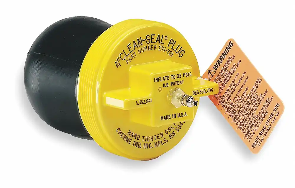 Cherne 271721 Pipe Plug, Pneumatic 4 in, Textured Body