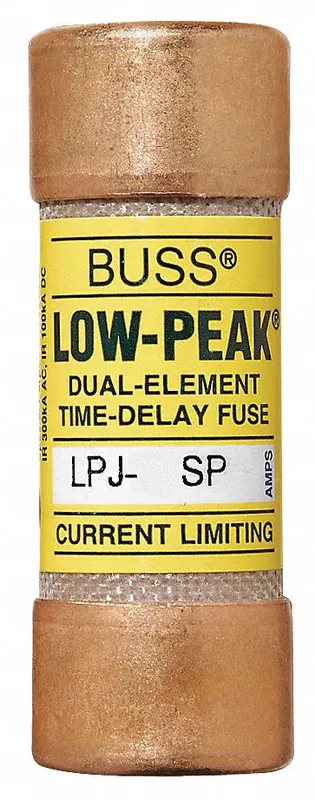Bussmann LPJ-60SP Fuse, Class J 60A 600V AC, Time-Delay, LPJ Series