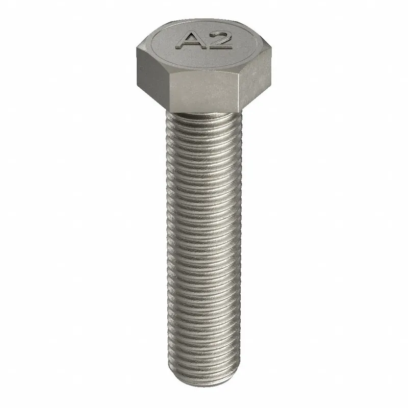 Approved Vendor M51010.100.0080 Hex Head Cap Screw, M10x1.50 x 80mm L, A2 Stainless Steel, PK25