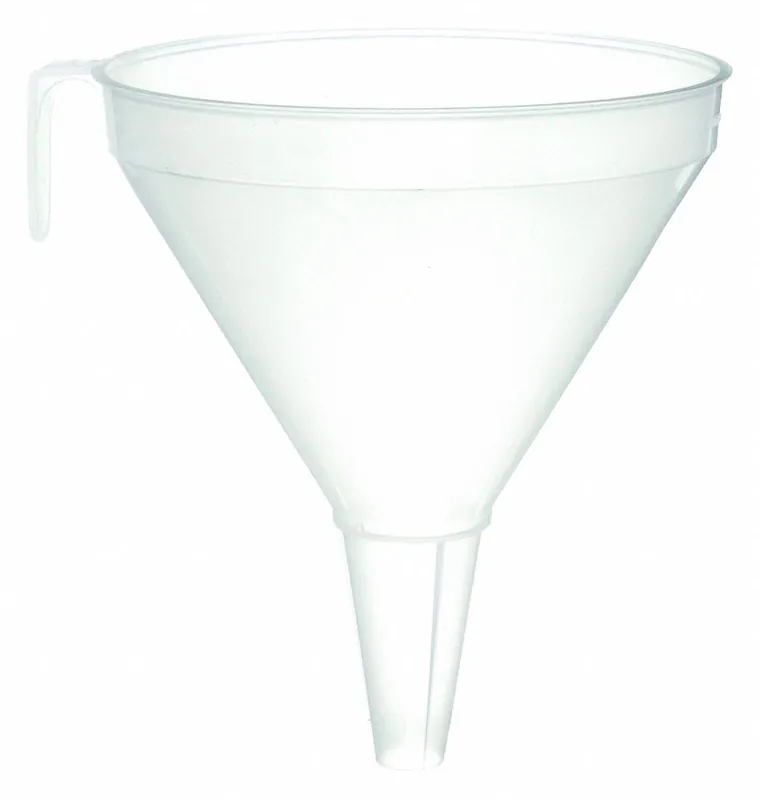 Approved Vendor H14712-0200 Large Funnel, 0.56 gal / 2.1 L, Polypropylene, White, Autoclavable