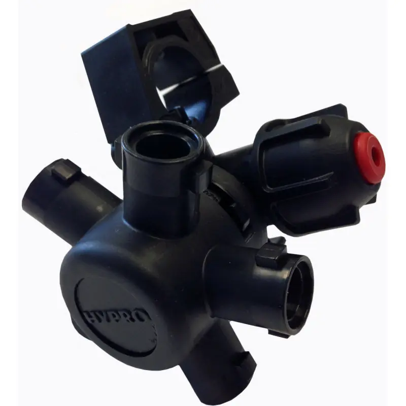 Replacement for John Deere PM49Y7 3/4" Nozzle Body for Wet Boom (With Tab for Boom Clamp)