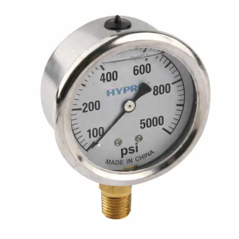 0-5000 PSI Pressure Gauge (Bottom Mount)