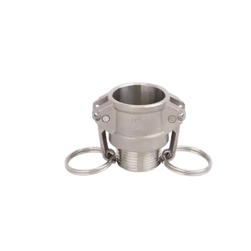 1" Female Coupler x 1" Male Thread Stainless Steel