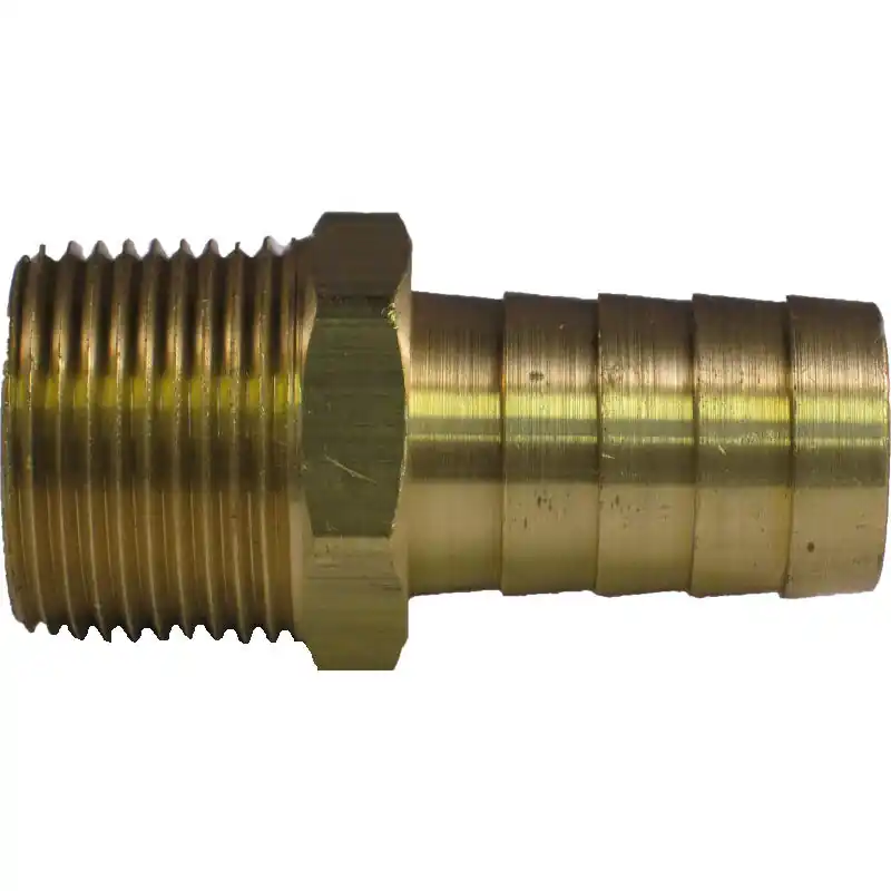 1" HB X 3/4" MNPT Brass Male Insert