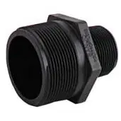 1-1/2" x 1-1/4" Poly Reducing Nipple
