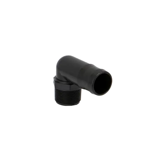 1-1/4" Male Thread x 1-1/2" HB Elbow Fitting