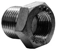 1-1/4" MNPT x 1" FNPT Stainless Steel Reducer Bushing
