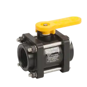 1-1/4" Standard Port Poly Ball Valve