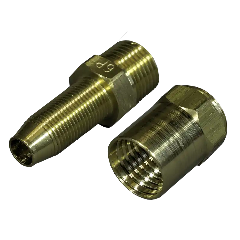 1/2" MPT, 1/2" ID x 7/8" OD Hose