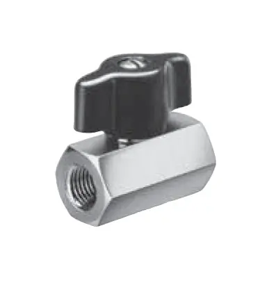 1/4" FNPT x 1/4" FNPT Mini Ball Valve
