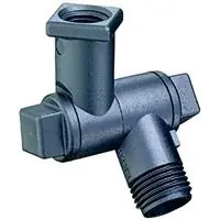 1/4" NPT (F) Single Swivel Nozzle Body