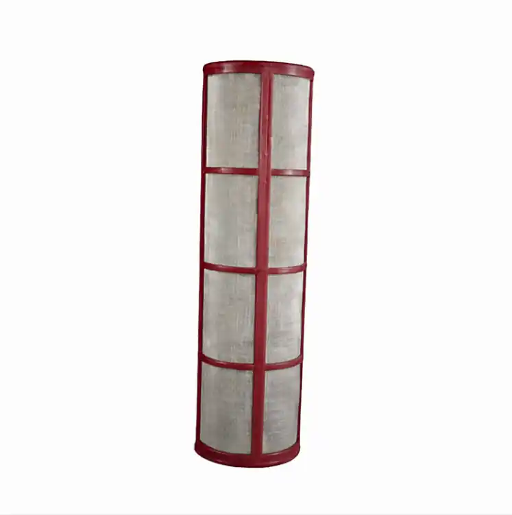 16 Mesh Screen 1-1/4" to 1-1/2" Strainer (Maroon)