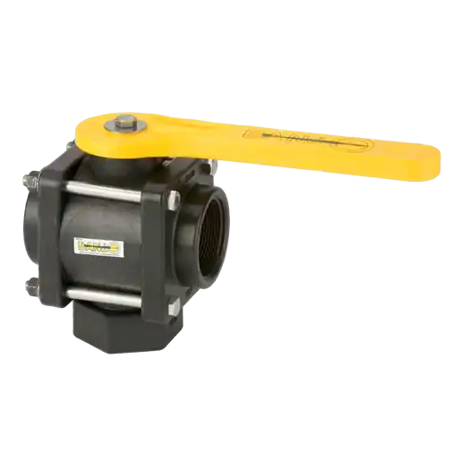 2" 3 Way Bottom Load Ball Valve