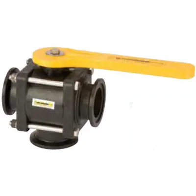 2" 3-Way Bottom Load Full Port Manifold Flanged Valve