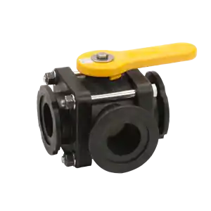 2" 3-Way Side Load Manifold Flanged Valve