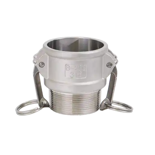 2" Female Coupler x 2" Male Thread Stainless Steel