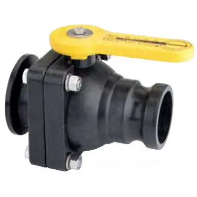 2" Flange x 2" Male Adapter Full Port Manifold "Stubby" Valve