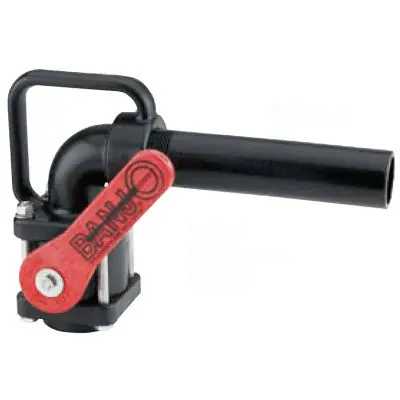 2" Poly Nozzle Valve w/ 90_ Elbow